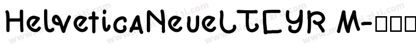 HelveticaNeueLTCYR M字体转换